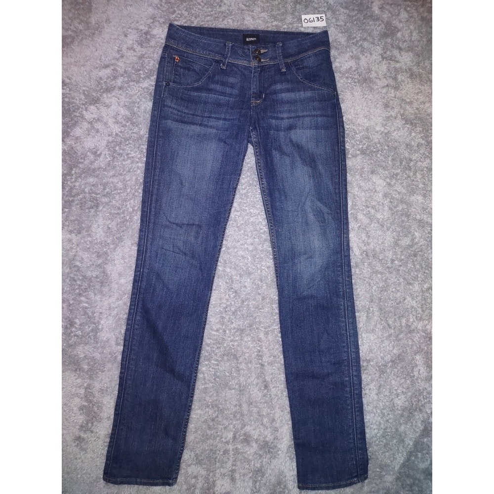 Hudson Nico Collin Flap Skinny Jeans Womens 27 Denim Casual Comfort Work Office